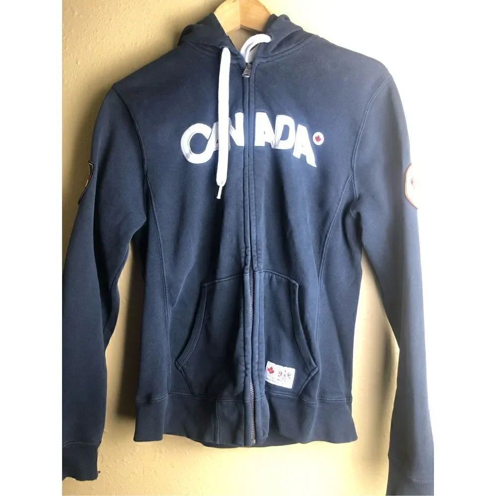 Hudson Bay Co. Canada Olympic  Full Zipped Women's Fleece lined Hoodie SP